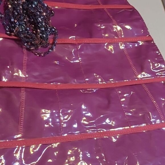 Pink Chevron Kids Dress Jewelry Organizer - Picture 5 of 9